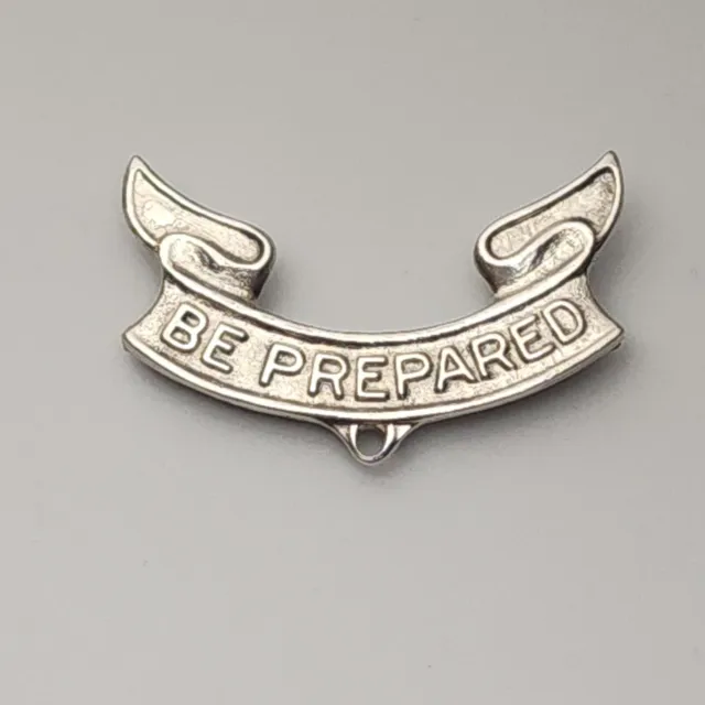 BSA Sterling Silver Eagle Scouts Be Prepared Rank Badge No Pin Boy Scouts