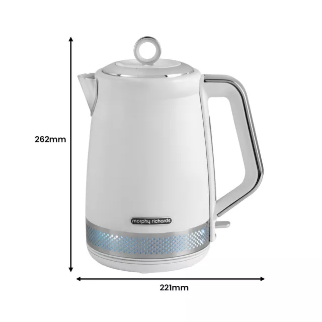 Morphy Richards Illumination Jug Kettle 1.7l - White 2