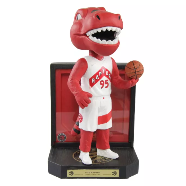 Toronto Raptors Red Velociraptor Plush Mascot #95 NBA Zipper Basketball  RARE 16