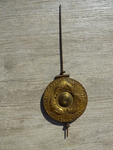 BALANCIER DE PENDULE ancien + clé Horloge EUR 15,00 - FR