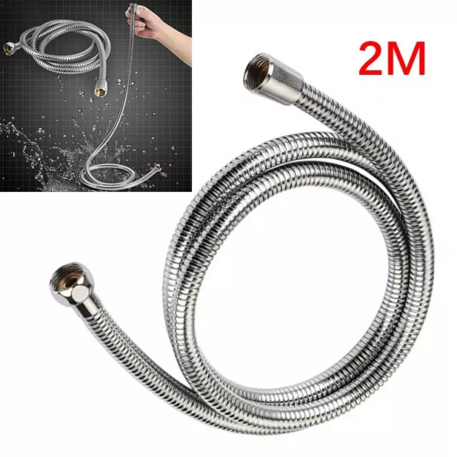Durable and Rust resistant 2m Stainless Steel Shower Hose Simple Installation