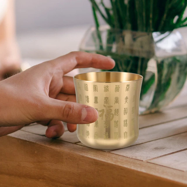 Taza de té vintage estilo barbilla de té taza de té taza de vino retro salón de té para el hogar