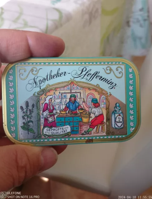 Vintage Apotheke Pfeffermintz Bonbon's Büchse