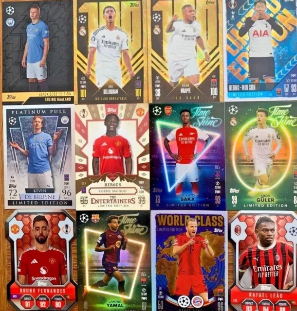 MATCH ATTAX 2025 TOPPS 2025/25 SHIELD IMMORTAL BLACK EDGE CRYSTAL