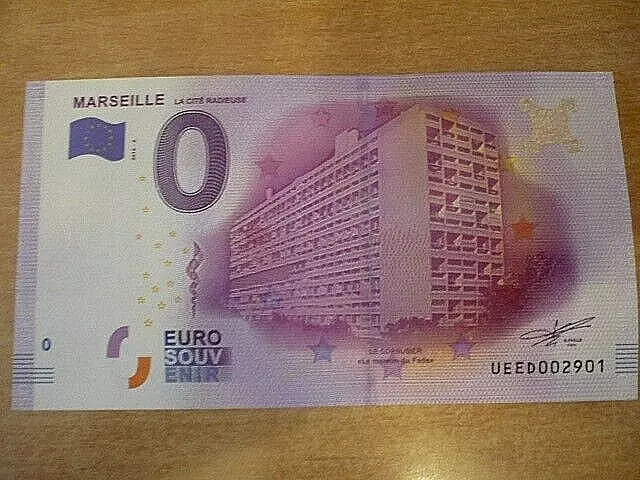 13-- MARSEILLE la cité radieuse - PROVENCE -- BILLET TOURISTIQUE 0 EURO 2016