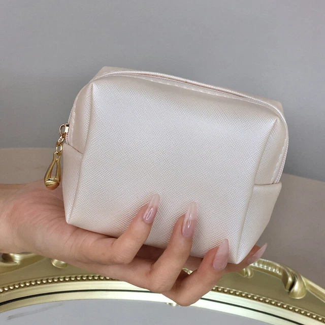 Women Travel Makeup Bags PU Leather Make Up Pouch Large-capacity Travel Bag