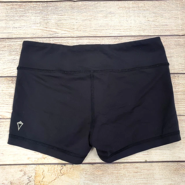 Ivivva By Lululemon Shorts Girls 10 Black Running Compression Athletic Short