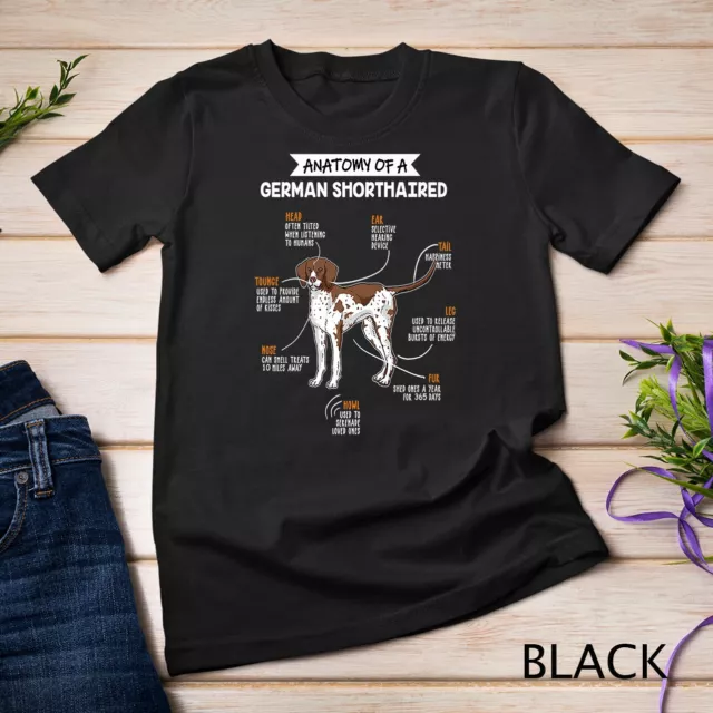 Anatomy Of A German Shorthaired Pointer Fun Dog Lover Gift PremiumUnisex T-shirt