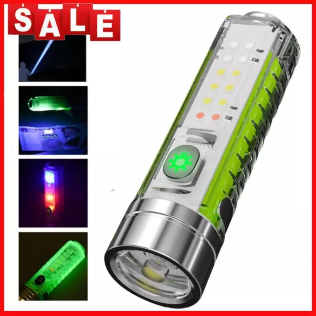 Multifunctional Mini Flashlight Keychain Light for Daily Lighting Money Detector