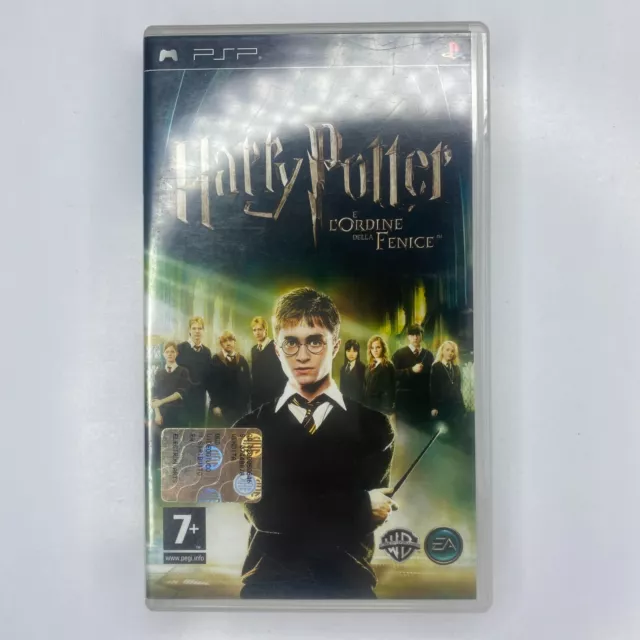 Harry Potter Y LA ORDEN de La Fenice sony Psp Juego Videojuego Italiano Utiliza