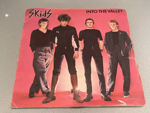 The Skids - Into The Valley & TV Stars - Vinyl Record 7" Single - 1979 Virgin