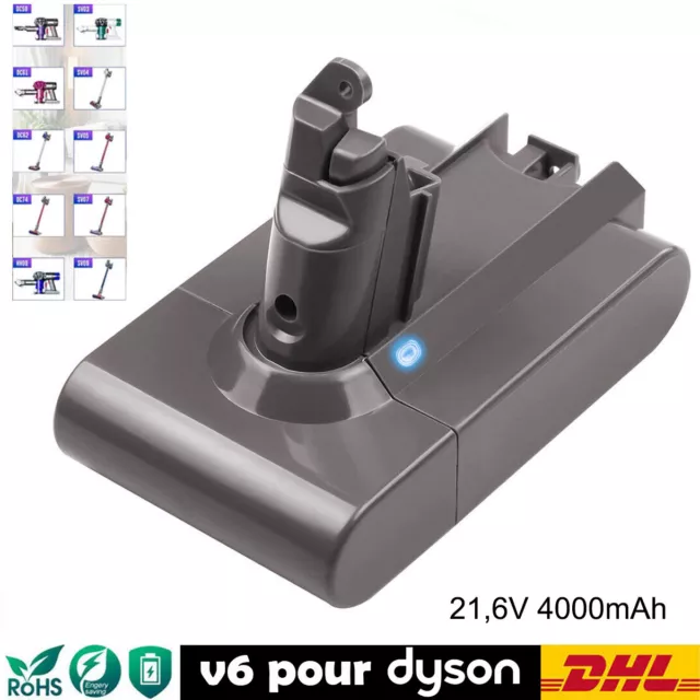 Akku für Dyson V6 SV03 SV05 SV06 7 9 DC58 DC59 DC61 DC62 Animal DC72 74 Batterie