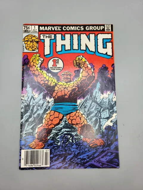The Thing Vol #1 July 1983 Lifelines 1st Collectors Item Issue Newsstand Comic