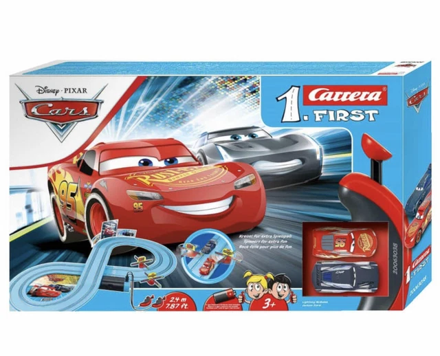 Card Disney Racing RACING SYSTEM TRACK Disney Pixar Cars, The World Most Famous Carrera ...