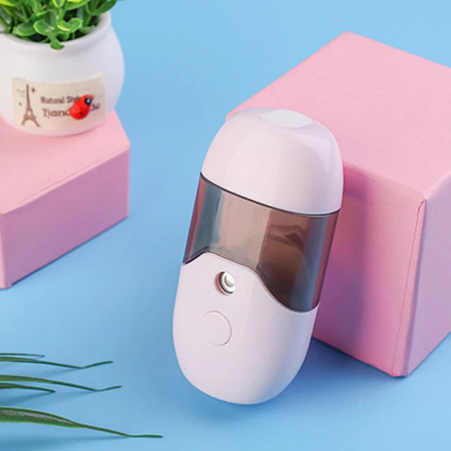 Humidificador de vapor niebla fina recargable aerosol facial manual frío
