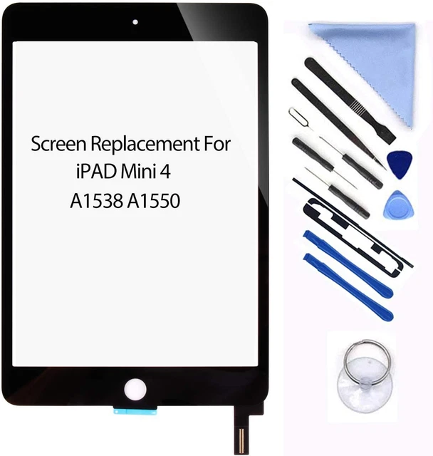 New Screen Replacement for Ipad Mini 4 7.9 Inch A1538 A1550 Digitizer Glass Tou