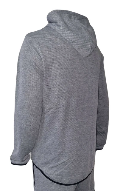 Tuta Uomo Pantaloni e Maglia Felpa Zip Cappuccio Sport Fitness Primaverile 328 2
