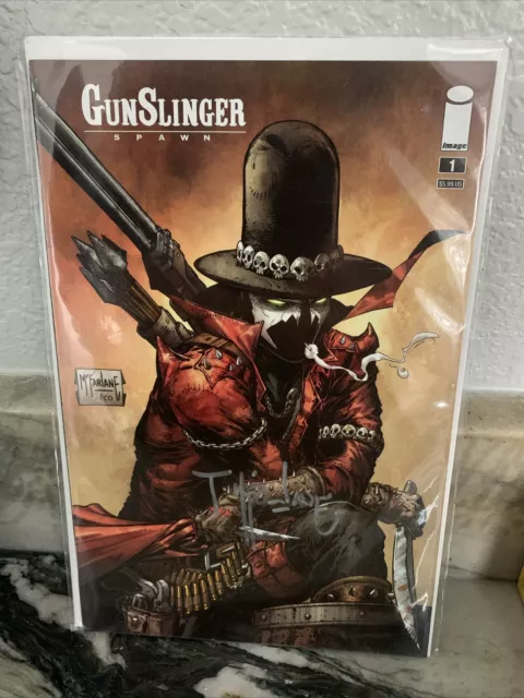 Gunslinger Spawn #1 (Todd Mcfarlane Variant) Comic Book ~ Signed