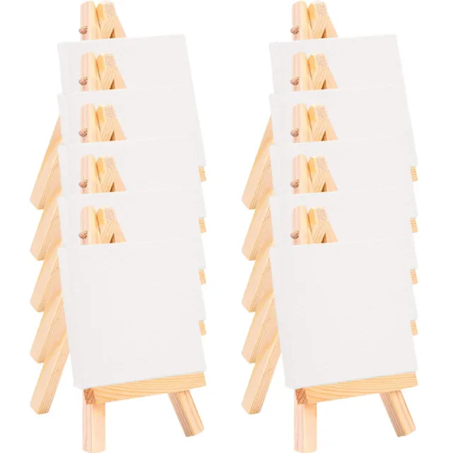 12 Sets mini canvas boards for painting art canvases for painting Mini  Easels