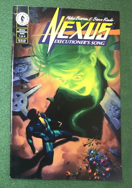 Nexus Executioner's Song #1 Dark Horse Comics Bronze Age Steve Rude M Baron vfnm
