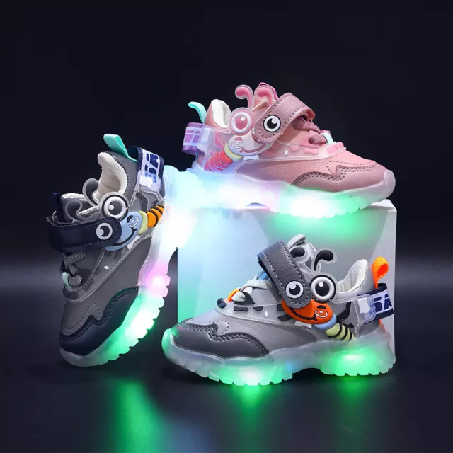 Kids LED Luminous Shoes Sneakers Flashing Children Girls boys Light Up Trainers
