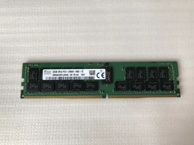 Hynix 32GB 2Rx4 DDR4 Server RAM PC4-2666V HMA84GR7JJR4N-VK