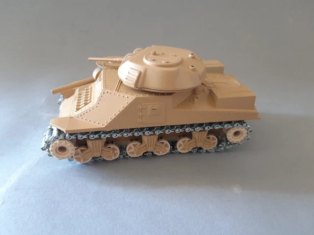 Le char américain M3 Général Lee vert en miniature par Solido au 1/50e repeint
