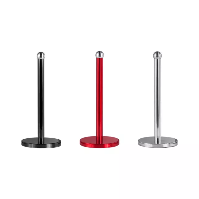 Kitchen Roll Holder Black Chrome Red Paper Towel Holder