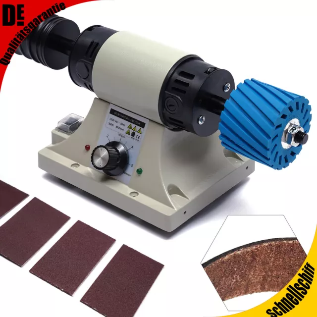 350W Leather Burnishing Polishing Machine Leather Burnisher Machine 0-8000RPM