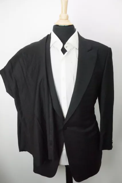 Ermenegildo Zegna un Pulsante Peak Lapel Formale 2 PC Smoking Set Giacca 40R