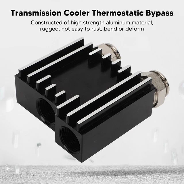 TRANSMISSION COOLER THERMOSTATIC Bypass Engine Parts Stable Performance