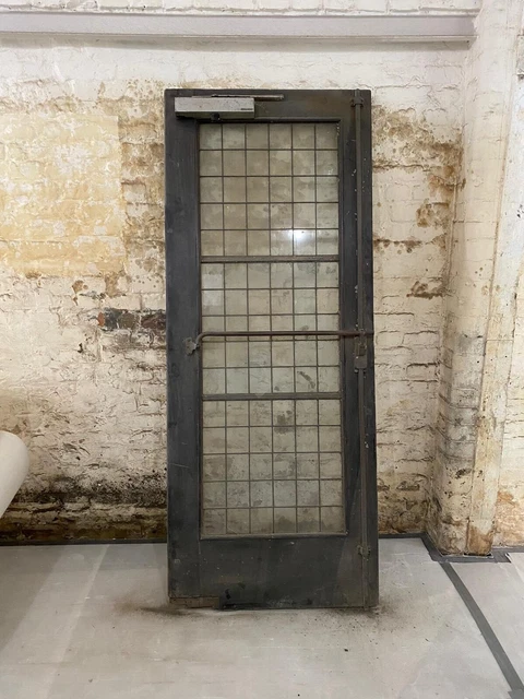 copper light art deco doors, three available