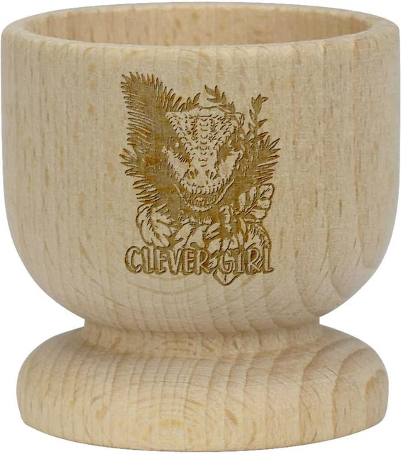 'Clever Girl Velociraptor' taza de huevo de madera (EC00023817)