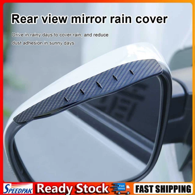 1 Pair Sun Visor Eyebrow Auto Protection Accessories Side View Mirror Rain Guard
