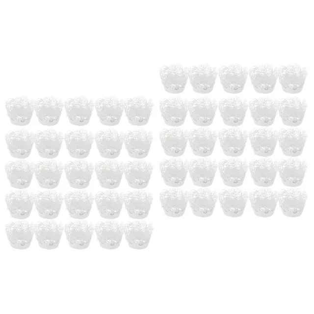 50 pz confezionatori per dessert tazza fodera torta compleanno cupcake involucro carta bambino