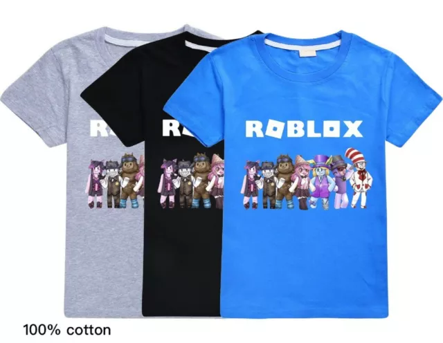 Roblox 005 Boys Girls Unisex Kid's T Shirt 100% Cotton AU Shop