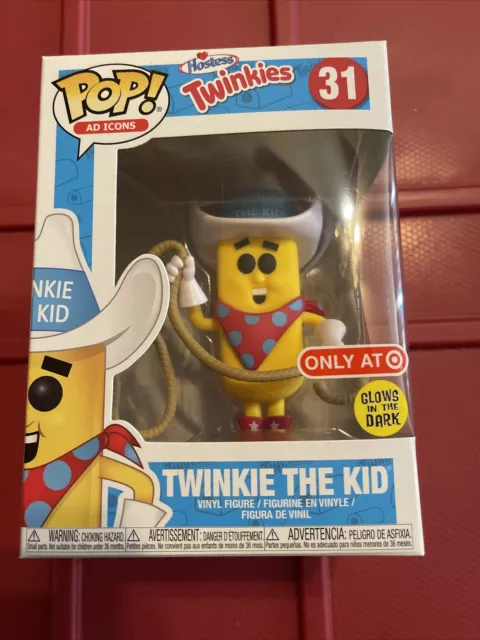 Funko Pop! Ad Icons Hostess Twinkie The Kid Target Exclusive 31 Glow in the Dark