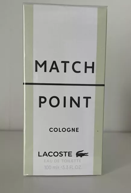 Lacoste « Match Point Cologne » Eau De Toilette -100 Ml-Valeur 90€