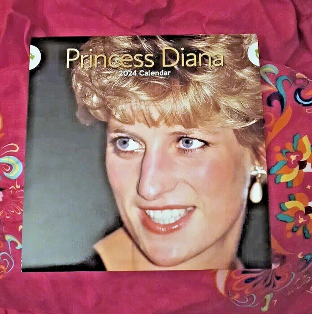 PRINCESS DIANA 2024 Calendar 11.07 PicClick