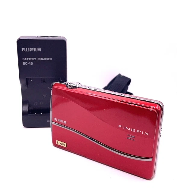 NEAR MINT] FUJIFILM FinePix Z800 EXR Red Compact Digital