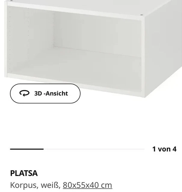 IKEA PLATSA estantería armario 103.309.48 80x55x40cm ***NUEVO EMBALAJE ORIGINAL***