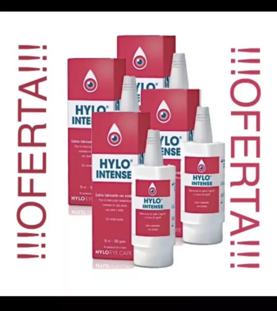 Pack 4 Hylo Intense Colirio, 10 Ml 300 Gotas
