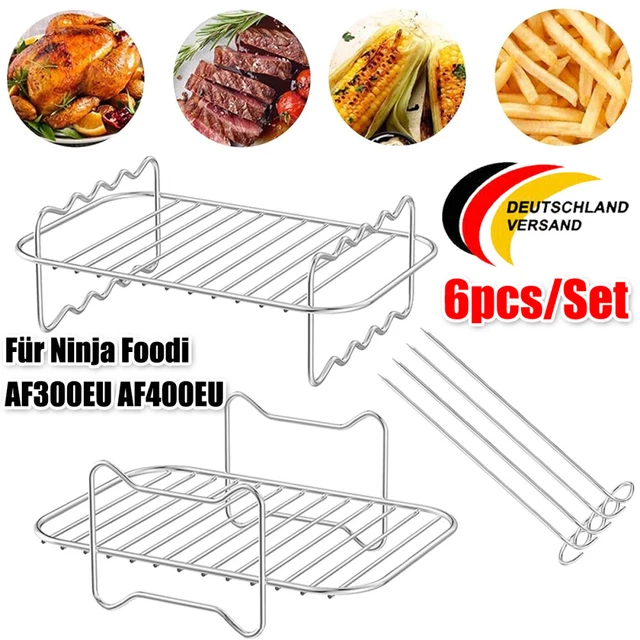 22tlg Airfryer Heißluftfritteuse Zubehör Für Ninja Foodi AF400EU - Foto 6
