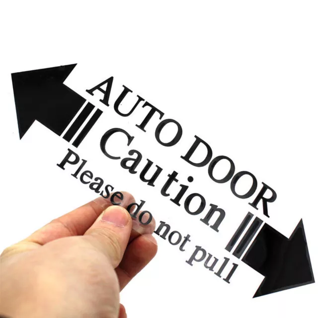 Auto Door Caution Please Do Not Pull Decal Car Body Sticker Accessories Black