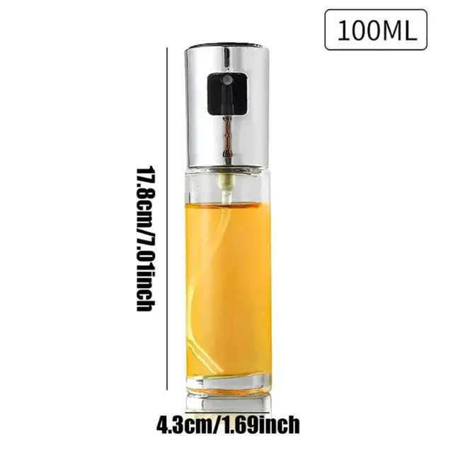 100ml Stainless Olive Oil Sprayer Cooking Mister Spray Pump Fine Bottle Kitchen