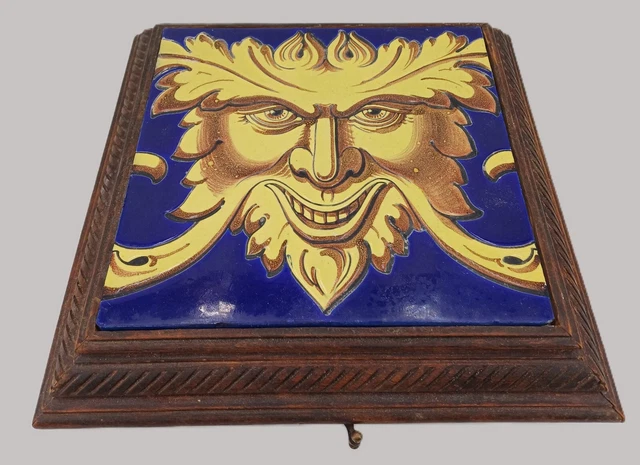 Dessous De Plat Musical Ancien - Faïence Et Bois - Plusieurs Mélodies - Vintage 1920-1949