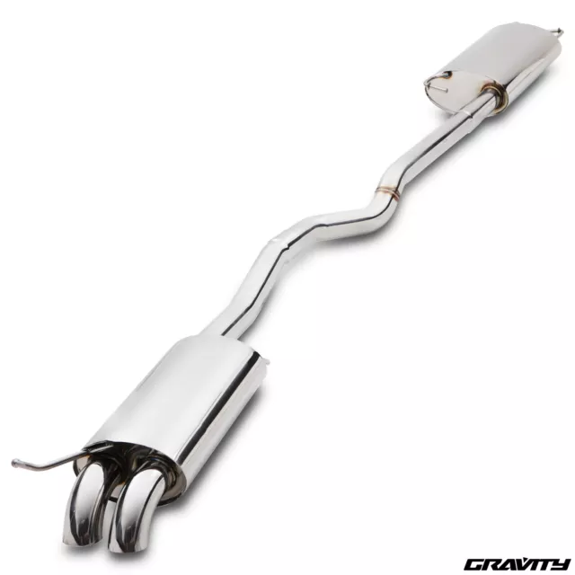 Stainless Steel Exhaust Cat Back System For Vw Transporter T5 2.5 Tdi Lwb 03-09