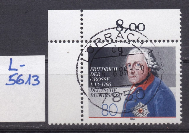 BRD - Mi 1292 - EST Ersttag -  Vollstempel Lörrach - Eckrand - Ecke 1 - L5613