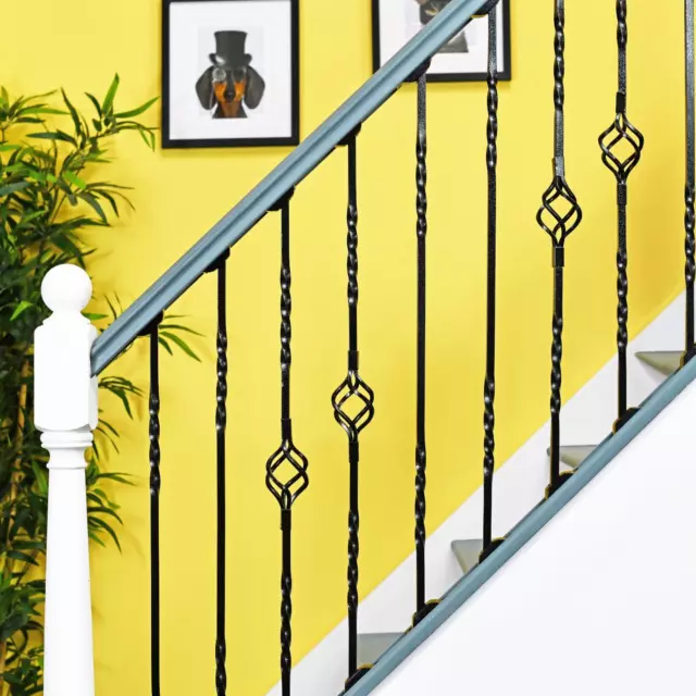 Juego de 4 husillos de escalera alternativos de lujo ""Cavendish"" - patrón 4