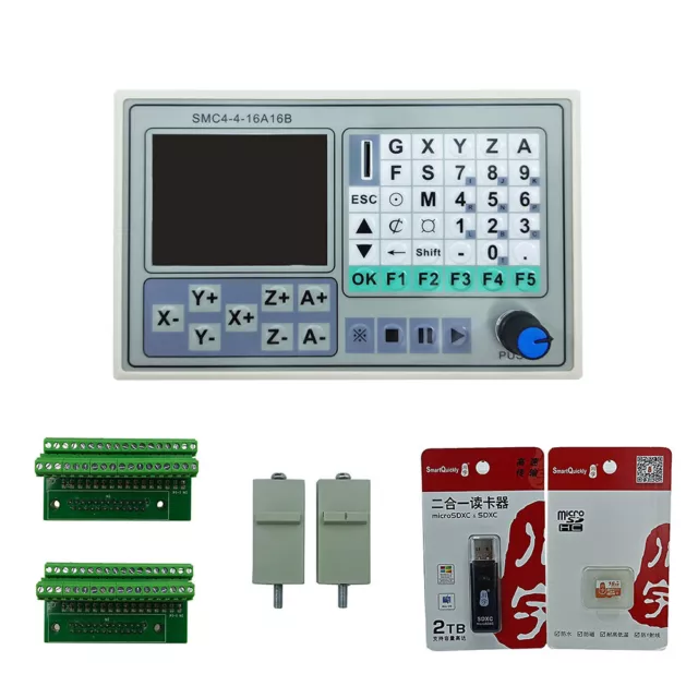 SMC4-4-16A16B CNC 4 Axis Offline Controller Motion Control Board 50KHZ